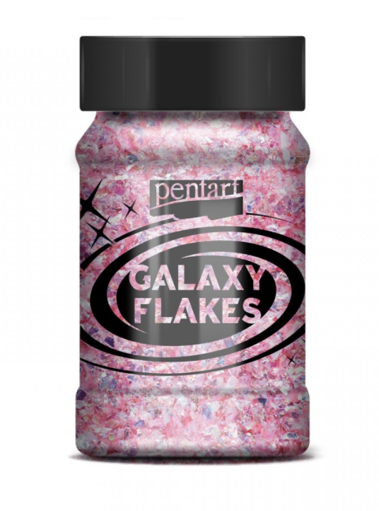 Galaxy flakes 100ml - Iris ružová