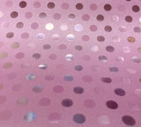 Vinylová fólia Polka Glitter Pink