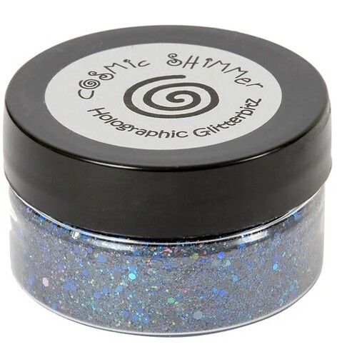 Holografické glitre Rainbow Black 25ml