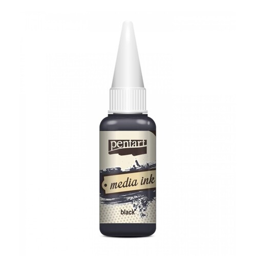 Rýchloschnúci alkoholový atrament 20ml - Black