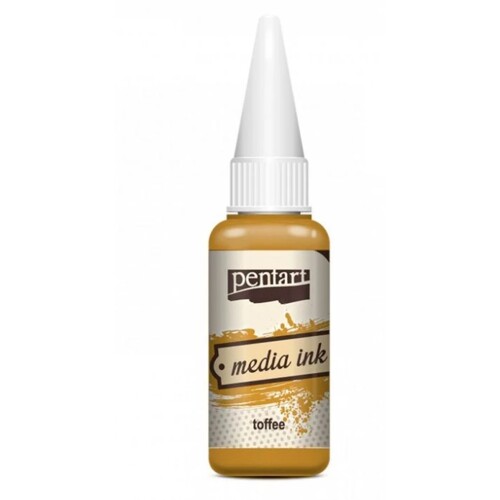 Rýchloschnúci alkoholový atrament 20ml - Toffee