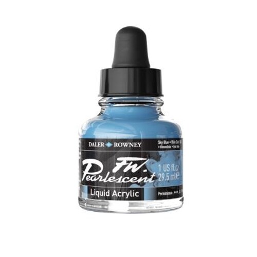 D&R FW  perleťový akrylový 29,5ml, Sky Blue