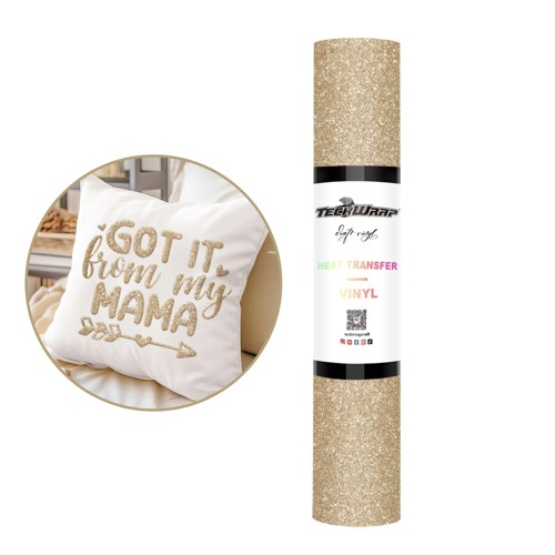 Glitter Puff Heat Transfer Vinyl TeckWrap