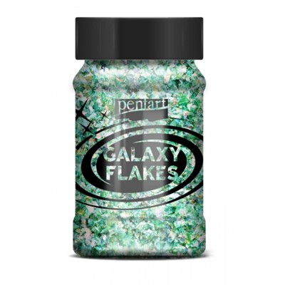 Galaxy flakes 100ml - Zem zelená