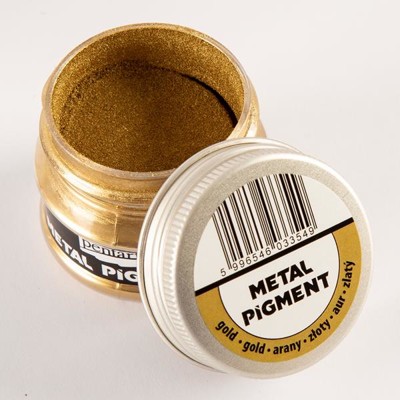 Kovový pigmentový prášok - gold 8g