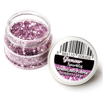 Metalické kamienky glamour Sparkles Purple 40g